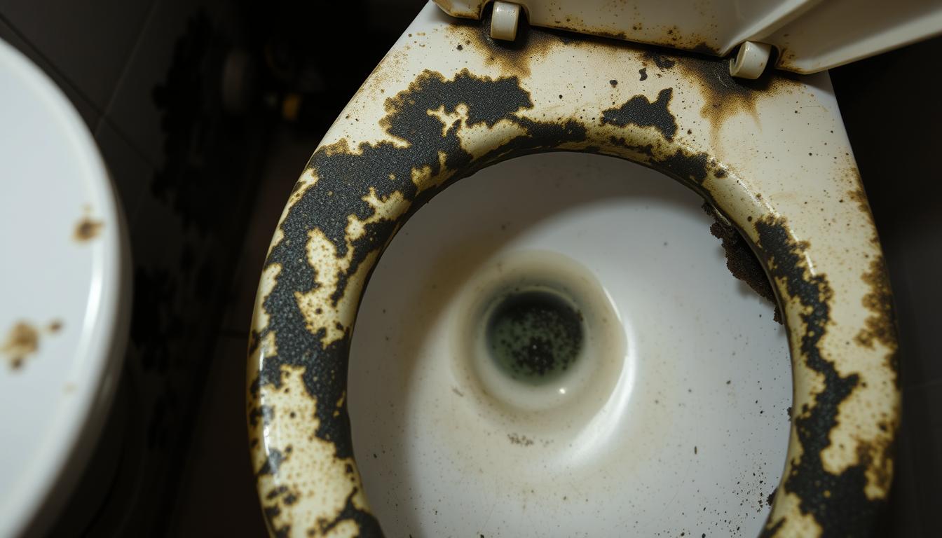 mold in toilet